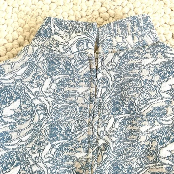 Leo-Danal Crimplene Dress with Buttons, Women’s US 10 Light Blue & Cream - Picture 8 of 13